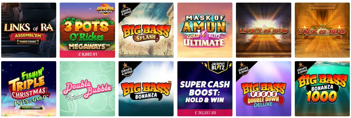 Jackpots, Boni und besondere Spielautomaten PARTYCASINO
