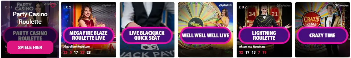 Lizenzierung der Plattform PARTYCASINO