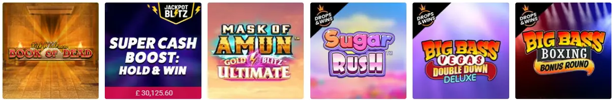 Umsatzbedingungen und Regeln für die PARTYCASINO